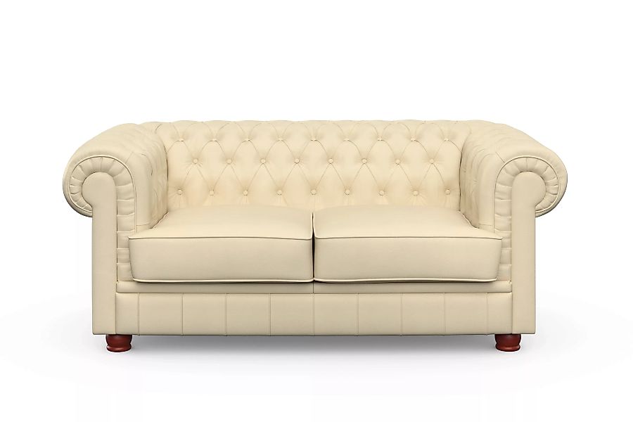 Max Winzer Chesterfield-Sofa "Kent", 2-Sitzer mit edler Knopfheftung, Breit günstig online kaufen
