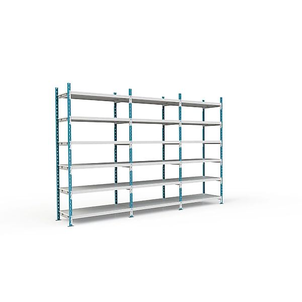 PROREGAL Fachbodenregal Maximus Pro HxBxT 220 x 150 x 100 cm 7 Ebenen Metal günstig online kaufen