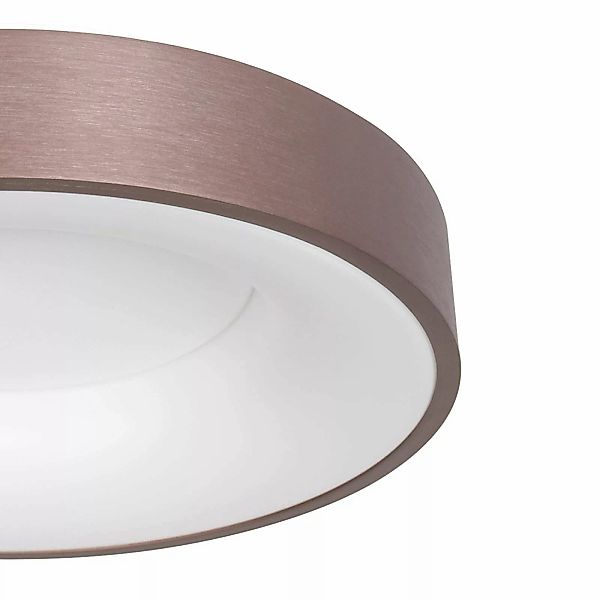 LED-Deckenleuchte Ringlede, 2.700 K, Ø 38 cm, bronze, Metall günstig online kaufen
