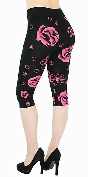 dy_mode Caprileggings Damen Capri Leggings 3/4 Sommerleggings mit Bunte Blu günstig online kaufen