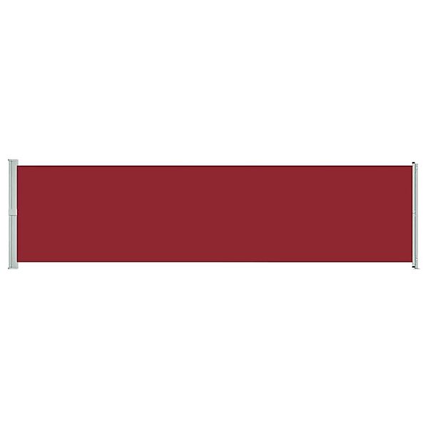 furnicato Seitenmarkise Ausziehbar 600x160 cm Rot günstig online kaufen