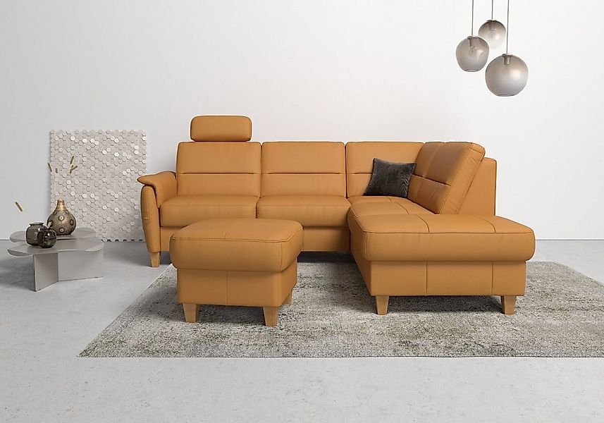 Home affaire Ecksofa Palmera L-Form, Federkern, wahlweise mit Bettfunktion günstig online kaufen