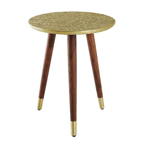 riess-ambiente Beistelltisch ALCAZAR Ø50cm antik gold günstig online kaufen