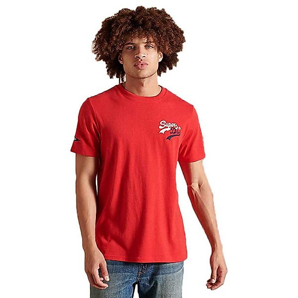 Superdry Vintage Logo Source Kurzarm T-shirt XL Hike Red Marl günstig online kaufen