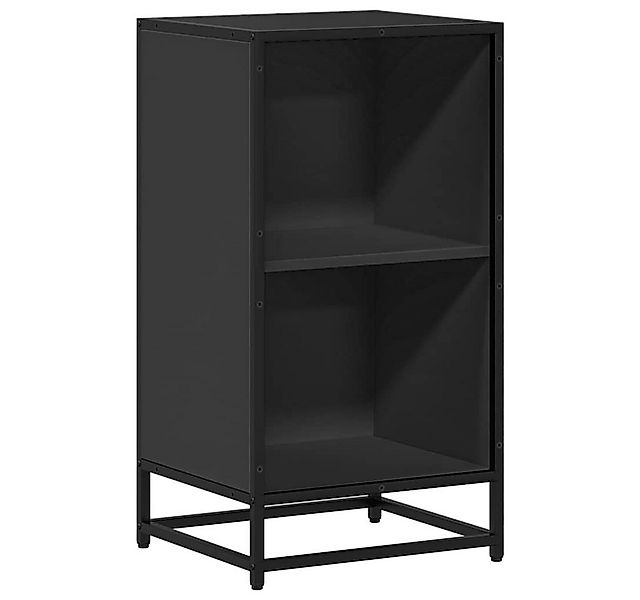 vidaXL Bücherregal Bücherregal Schwarz 40x35x76 cm Holzwerkstoff, 1-tlg. günstig online kaufen