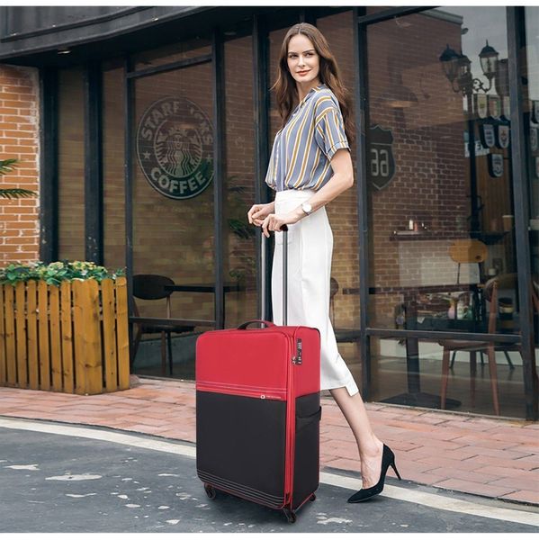 NEWCOM Weichgepäck-Trolley Design Stoffkoffer / Reisekoffer günstig online kaufen
