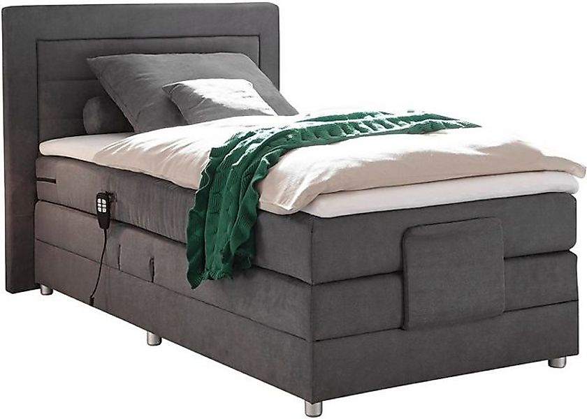 ED EXCITING DESIGN Boxspringbett Saba 2, inkl. Motor und Topper günstig online kaufen
