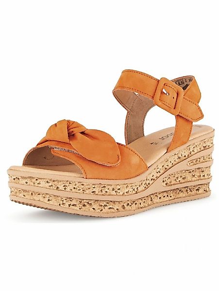 Gabor Keilsandalette "Gabor Sandalen Veloursleder" günstig online kaufen