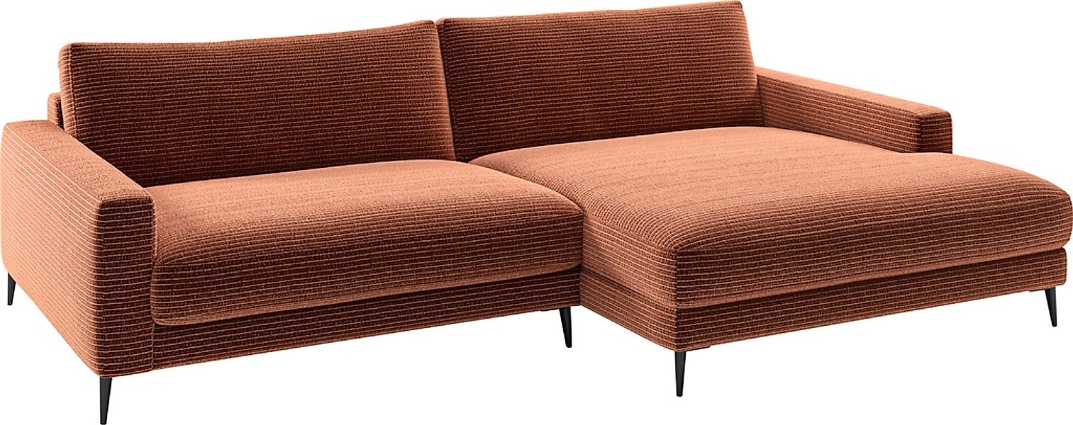 INOSIGN Ecksofa "Downtown, B/T/H: 272/190/84 cm L-Form" weicher Sitzkomfort günstig online kaufen