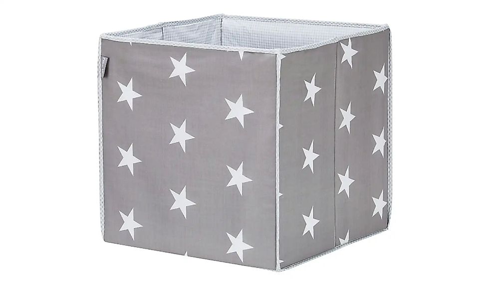 Roba Aufbewahrungsbox   Little Stars ¦ grau ¦ Maße (cm): B: 34 H: 34 T: 34 günstig online kaufen