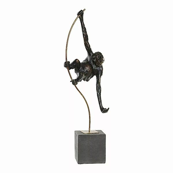 Deko-figur Dkd Home Decor Metall Harz Affe (18 X 11 X 59 Cm) günstig online kaufen