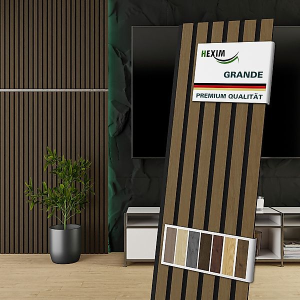 Hexim Wandpaneel, (Akustikpaneele 140x30cm Holz Grande günstig online kaufen