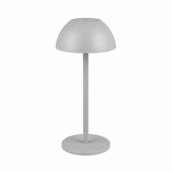 LED-Akku-Tischlampe Ricardo, grau, Höhe 30 cm, Kunststoff günstig online kaufen