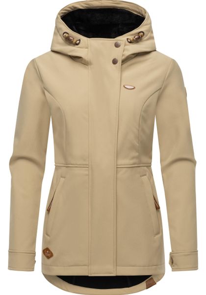 Ragwear Softshelljacke "Yba" mit Kapuze sportliche Damen Outdoorjacke mit K günstig online kaufen