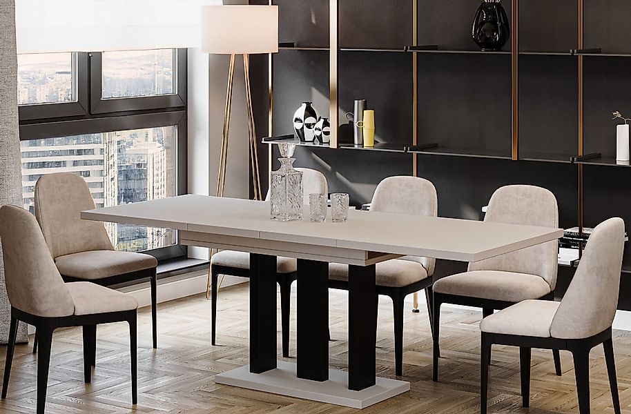 Endo-Moebel Esstisch Appia Esstisch 130–210cm ausziehbar für 8 Personen Tis günstig online kaufen