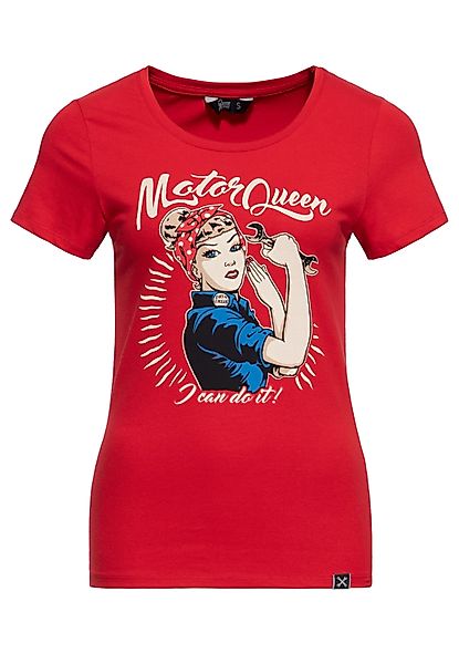QueenKerosin Kurzarmshirt Motor Queen I can günstig online kaufen