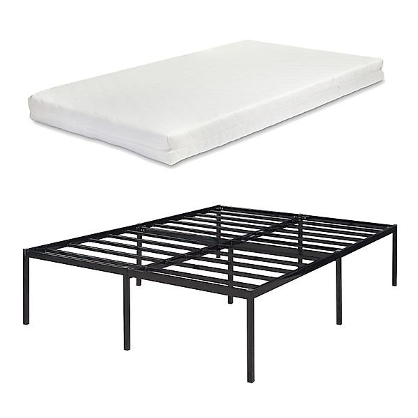 en.casa Metallbett, »Vårdö« mit Matratze 140 günstig online kaufen