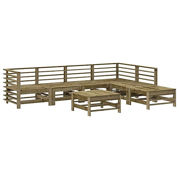 vidaXL 7-Tlg Garten-Lounge-Set Kiefernholz Imprägniert 3186444 günstig online kaufen
