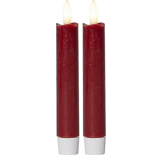STAR TRADING LED-Kerze "Flamme" rot, Kerze, warmweiß, batteriebetrieben, IP günstig online kaufen