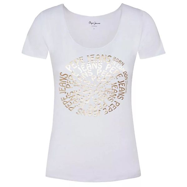 Pepe Jeans Blair Kurzärmeliges T-shirt L Optic White günstig online kaufen