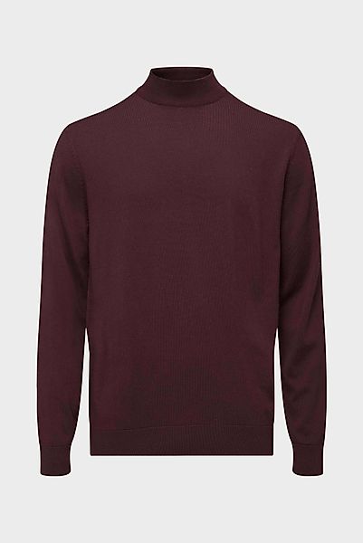 Stehkragenpullover aus Merzerisierter Merinowolle günstig online kaufen