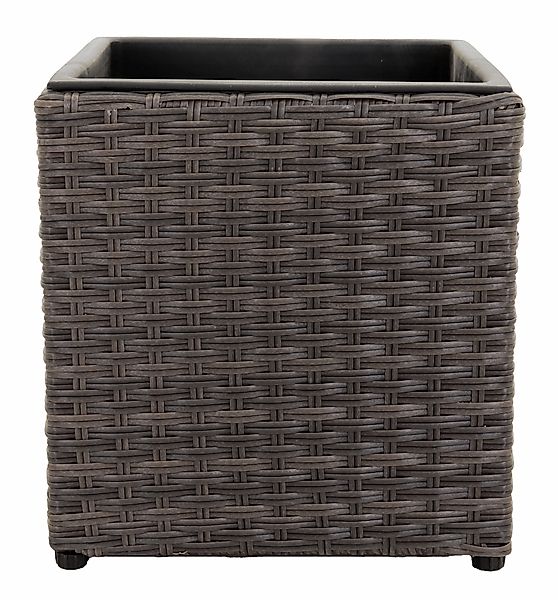 tegawo Pflanzkübel Polyrattan Quader günstig online kaufen