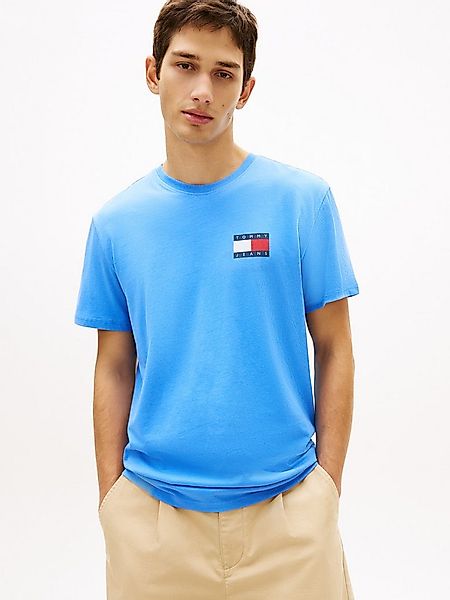 Tommy Jeans T-Shirt TJM SLIM FIT ESSENTIAL FLAG Mit Rundhalsausschnitt günstig online kaufen
