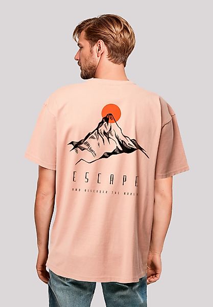 F4NT4STIC T-Shirt "Oversize Escape Discover the World Mountain", Premium Qu günstig online kaufen