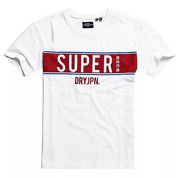 Superdry Panel Kurzarm T-shirt L Optic günstig online kaufen