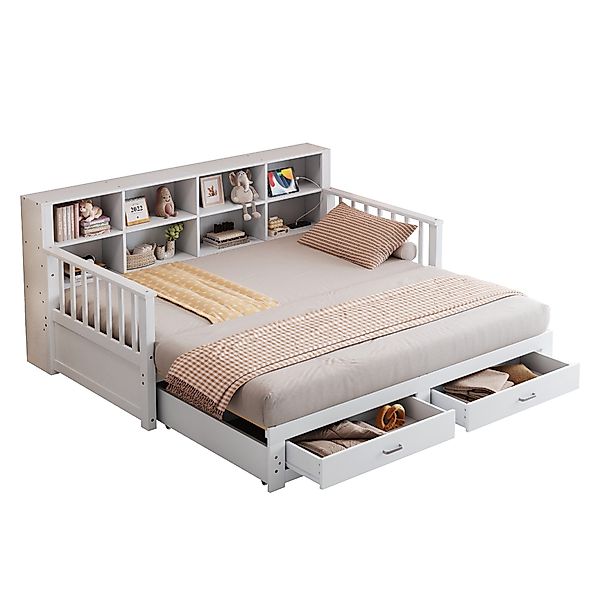 MODFU Schlafsofa Multifunktionales Zwei-in-Eins-Tagesbett, Daybett 90/180x1 günstig online kaufen