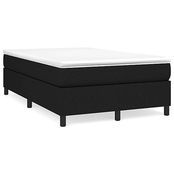 vidaXL Boxspringbett Schwarz 120x200 cm Stoff1395413 günstig online kaufen