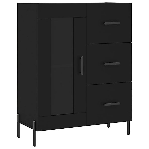 vidaXL Sideboard Schwarz 69,5x34x90 cm Holzwerkstoff 828053 günstig online kaufen