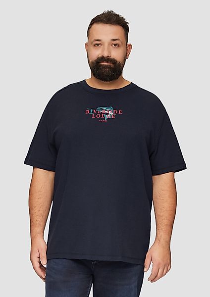 s.Oliver Kurzarmshirt T-Shirt mit Stickerei aus günstig online kaufen