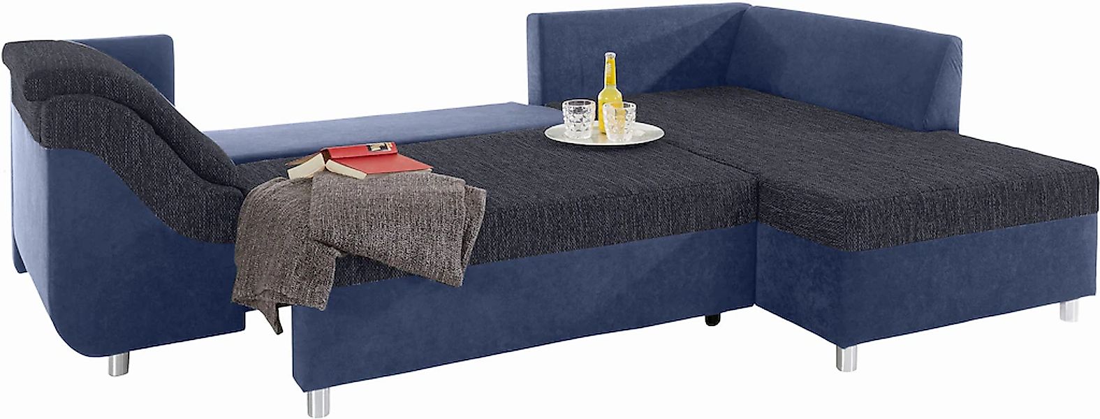 COLLECTION AB Ecksofa "Sally L-Form" mit und ohne Bettfunktion, inklusive l günstig online kaufen