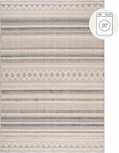 FLAIR RUGS Teppich »Everett«, rechteckig, 4 mm Höhe, Waschbarer Teppich günstig online kaufen