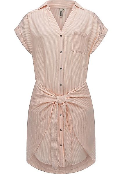 Ragwear Blusenkleid Bahaya Stripe gestreiftes Damen Sommerkleid mit Bindeba günstig online kaufen