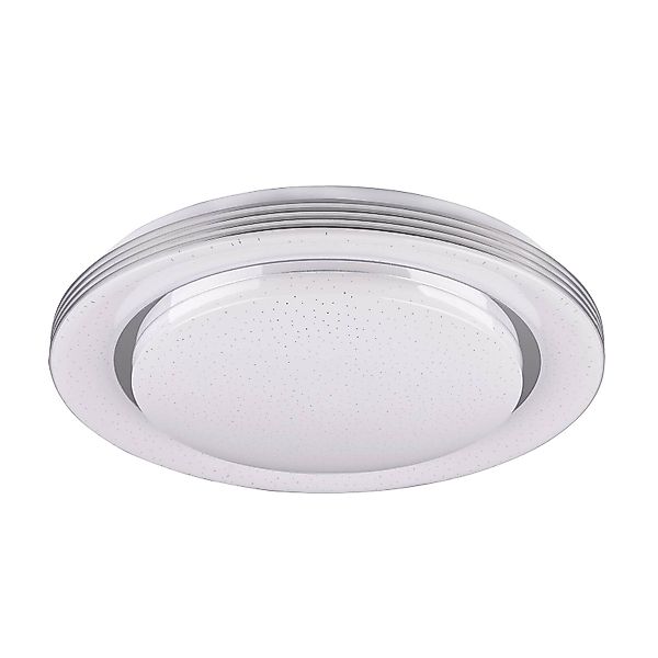 LED-Deckenlampe Atria, Ø 48 cm, weiß, Kunststoff, CCT günstig online kaufen