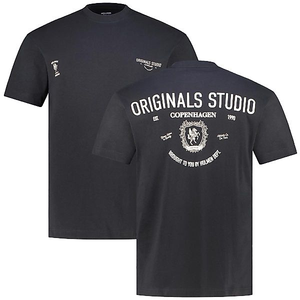 Jack&Jones T-Shirt mit Print auf Vorder- und Rückseite Farbe schwarz Größe: günstig online kaufen