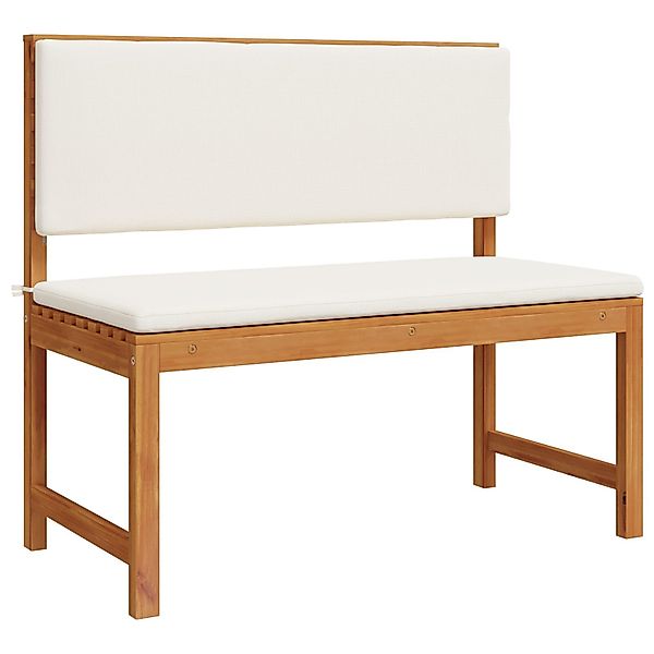 vidaXL Sofaelement Gartenbank mit Kissen 100x50x91 günstig online kaufen