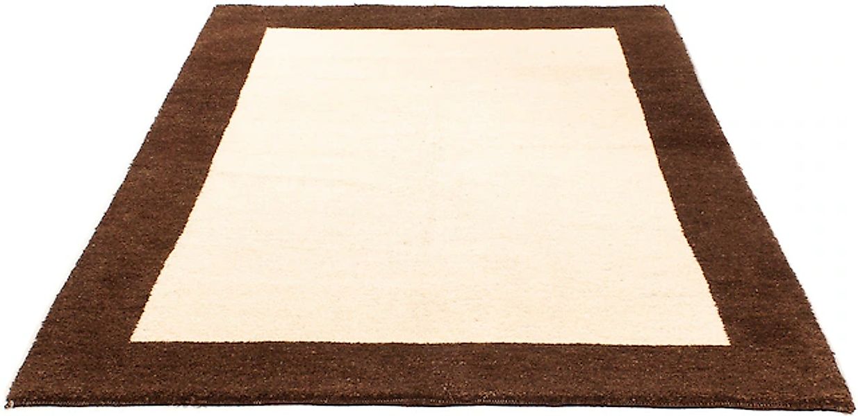 morgenland Wollteppich »Gabbeh - Indus - 202 x 139 cm - beige«, rechteckig, günstig online kaufen