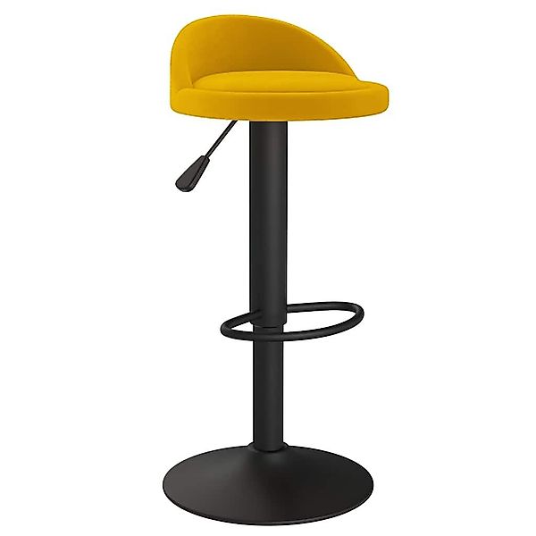 vidaXL Barhocker Barhocker Gelb Samt (1 günstig online kaufen