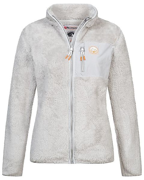 Geographical Norway Fleecejacke Damen Teddy Fleece Jacke Herbst Winter Jack günstig online kaufen