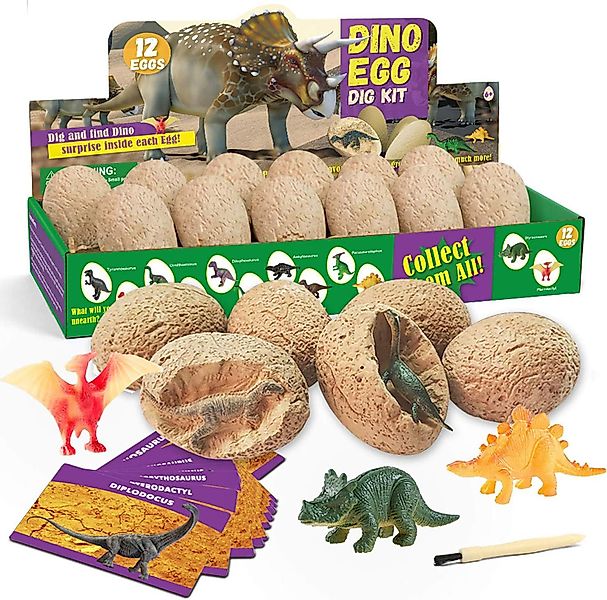 ZEUOPQ Experimentierkasten Dino-Fossil-Find Ausgrabungs-Set Dinosaurier-Spi günstig online kaufen