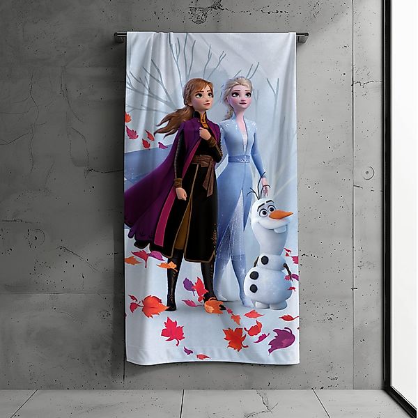 MTOnlinehandel Badetuch Anna & Elsa, 70x140cm, günstig online kaufen