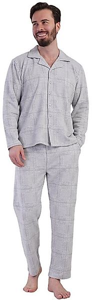 Vienetta Schlafanzug Man (Set, 2 tlg., 2-teilig) Herren Pyjama lang Langarm günstig online kaufen