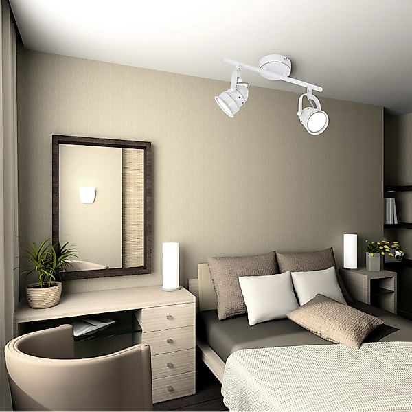 Näve LED-Spot 2er Agona Weiß antik günstig online kaufen