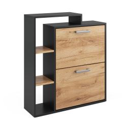 Vicco Schuhkipper Orlando, Goldkraft Eiche/Anthrazit, 24.5 günstig online kaufen