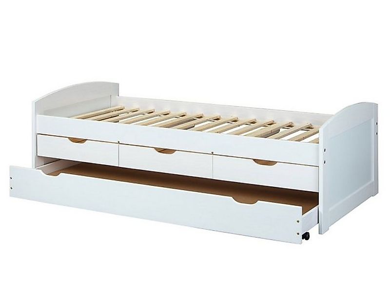 Inter Link Funktionsbett Ulli 90x190, ausziehbare Liegefläche, inkl. Latten günstig online kaufen