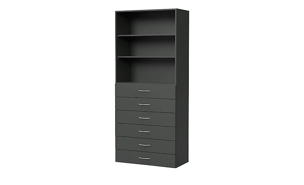 Regal  Multiraumkonzept ¦ grau ¦ Maße (cm): B: 80 H: 185 T: 40.0 Regale > S günstig online kaufen