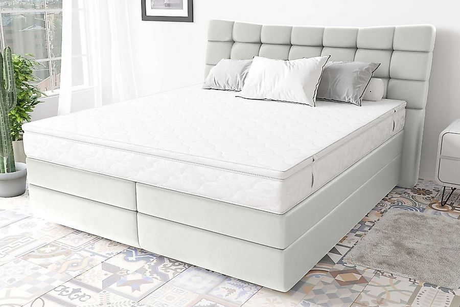 99rooms Boxspringbett Santorini (Schlafzimmerbett, Bett), gepolstert günstig online kaufen